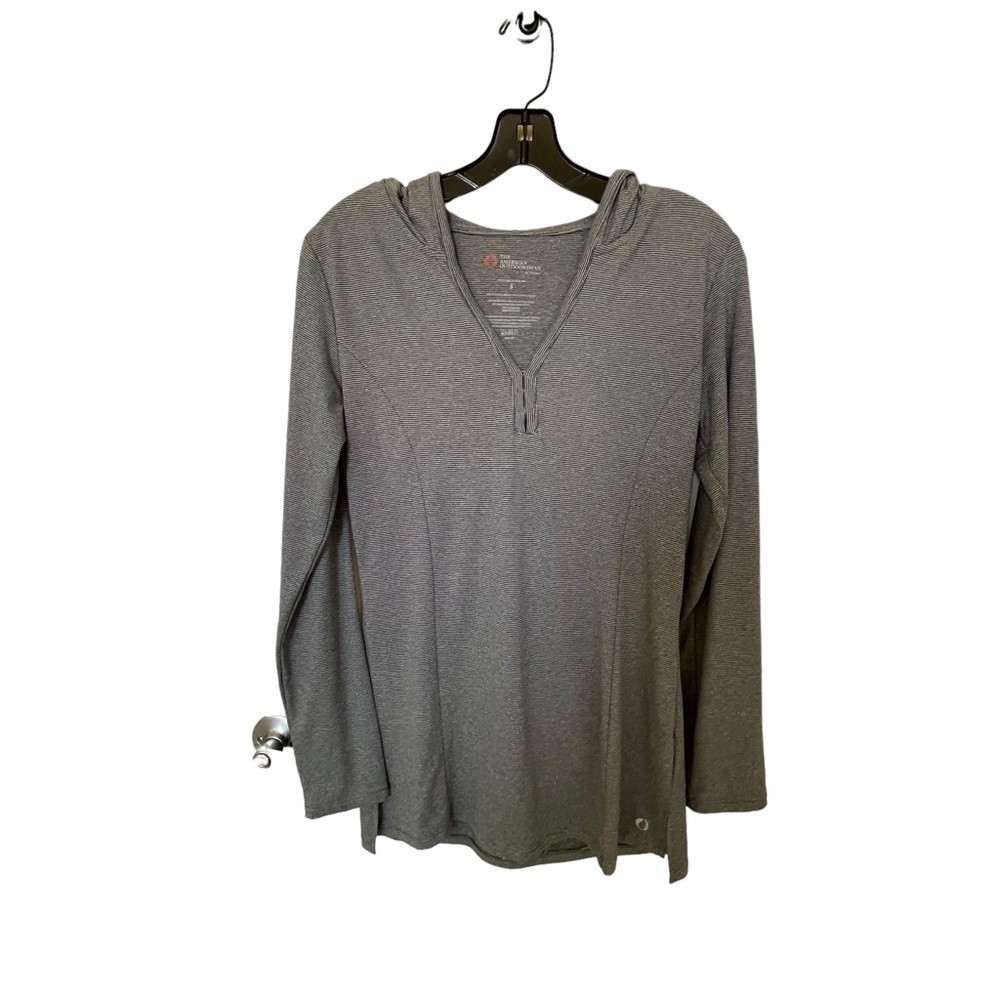 The American Outdoorsman Women's Long-Sleeve Striped Hooded Tee Size S